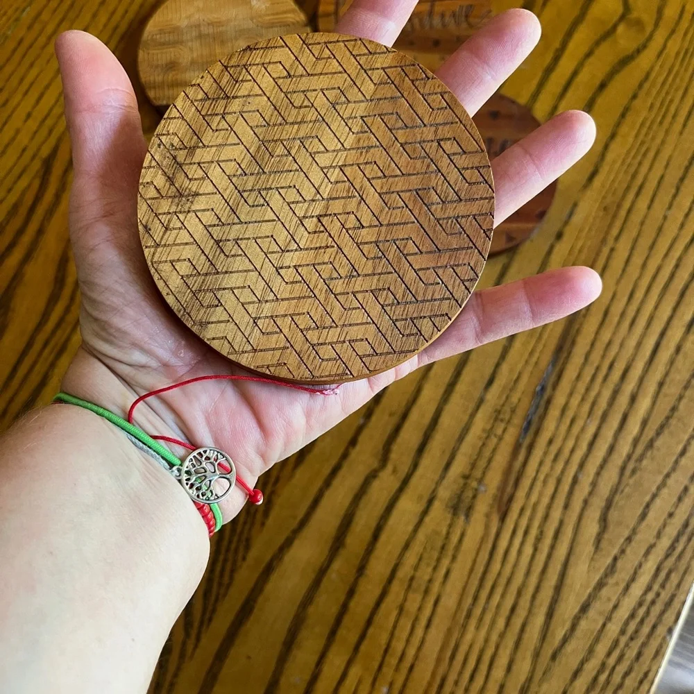 Thyme & Table Wooden Coaster Set